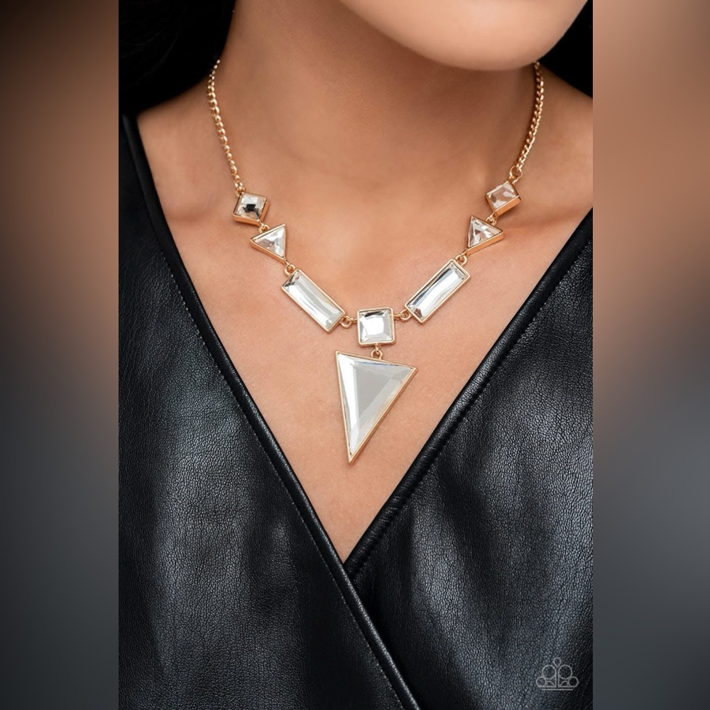Fetchingly Fierce Gold Necklace